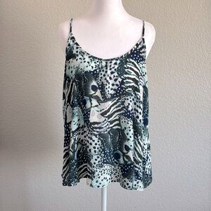 Apt. 9 Women's Black and White Patterned Top